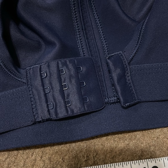 Navy Blue Soma Embraceable Wireless Unlined Bra 36DD Like New - Picture 7 of 8
